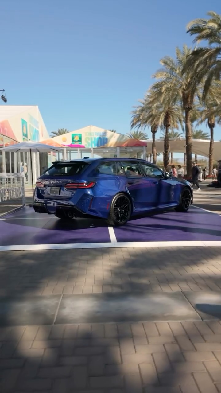 Instagram post by @bmwblog for BMW USA. Caption reads: This beautiful BMW M5 TOURING was customized by....