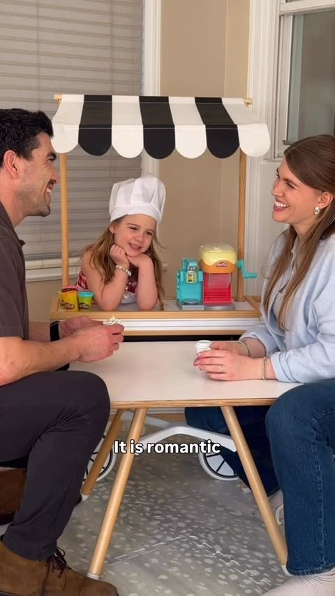 Instagram post by @hannahwiththelipstick for Play-Doh. Caption reads: [...] way she looks at us at the end 🥹 The....