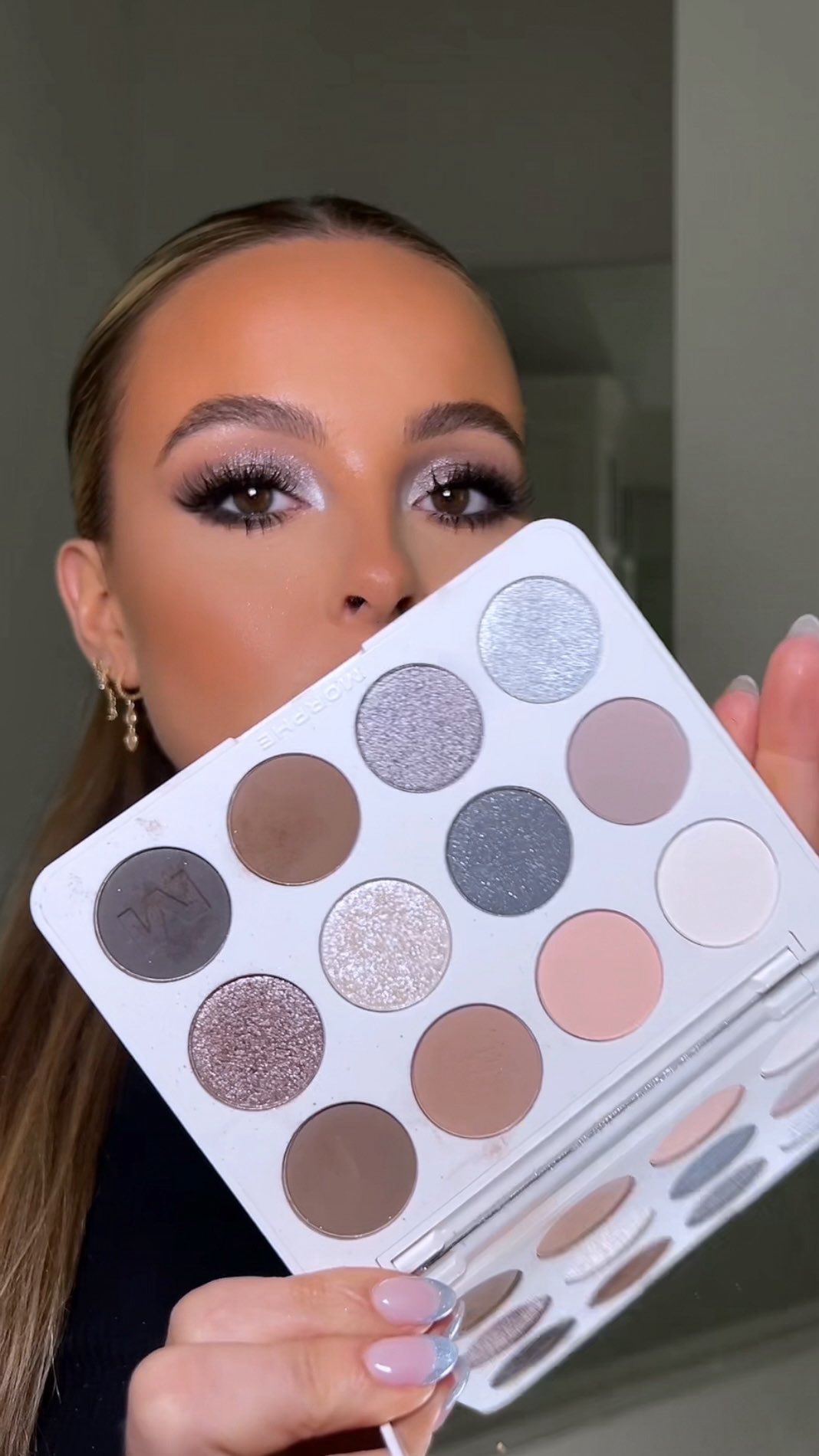 Instagram post by @makeupbymckenna__ for Morphe. Caption reads: Sultry makeup is all about the eyes 👀 I used the....