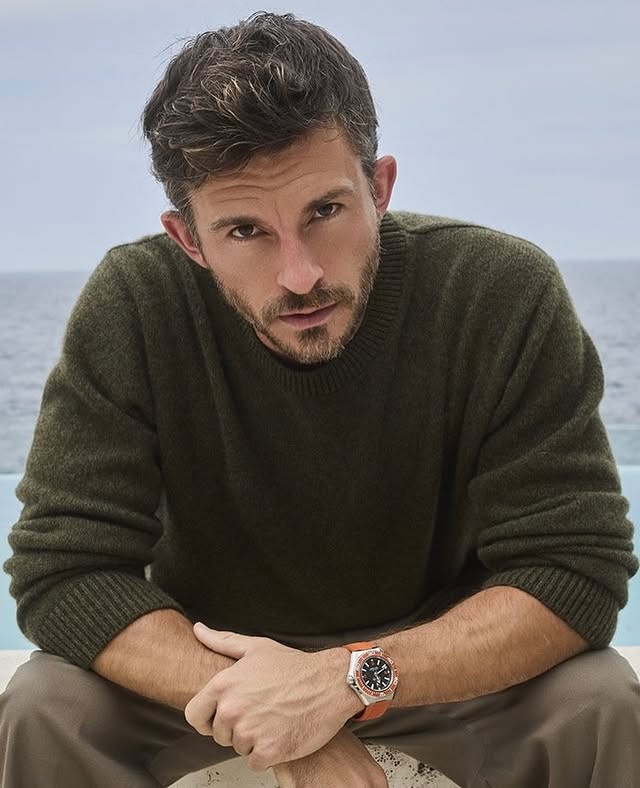 Instagram post by @jonathanbaileystan for OMEGA. Caption reads: Jonathan Bailey x Omega ✨ 

📸 @omega....