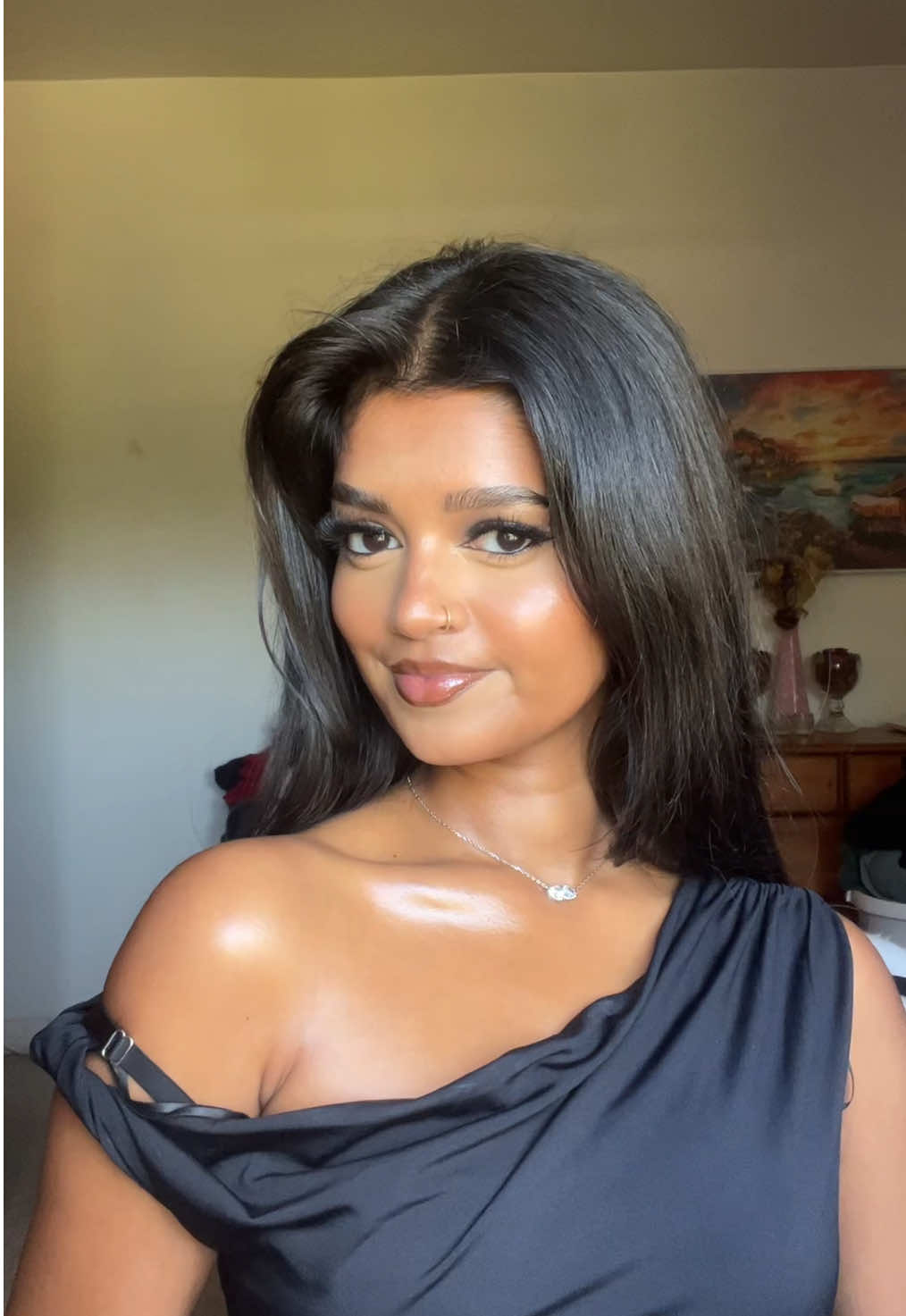 TikTok post by @abbimanyah for Nala’s Baby. Caption reads: [...] WANT A GLOWY GIRL SUMMER! @Vaseline @Nala’s....