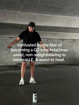 TikTok post by @viewsfromkp for Lucky Beverage Co.. Caption reads: blessed to be able to move my body!#luckypartner....