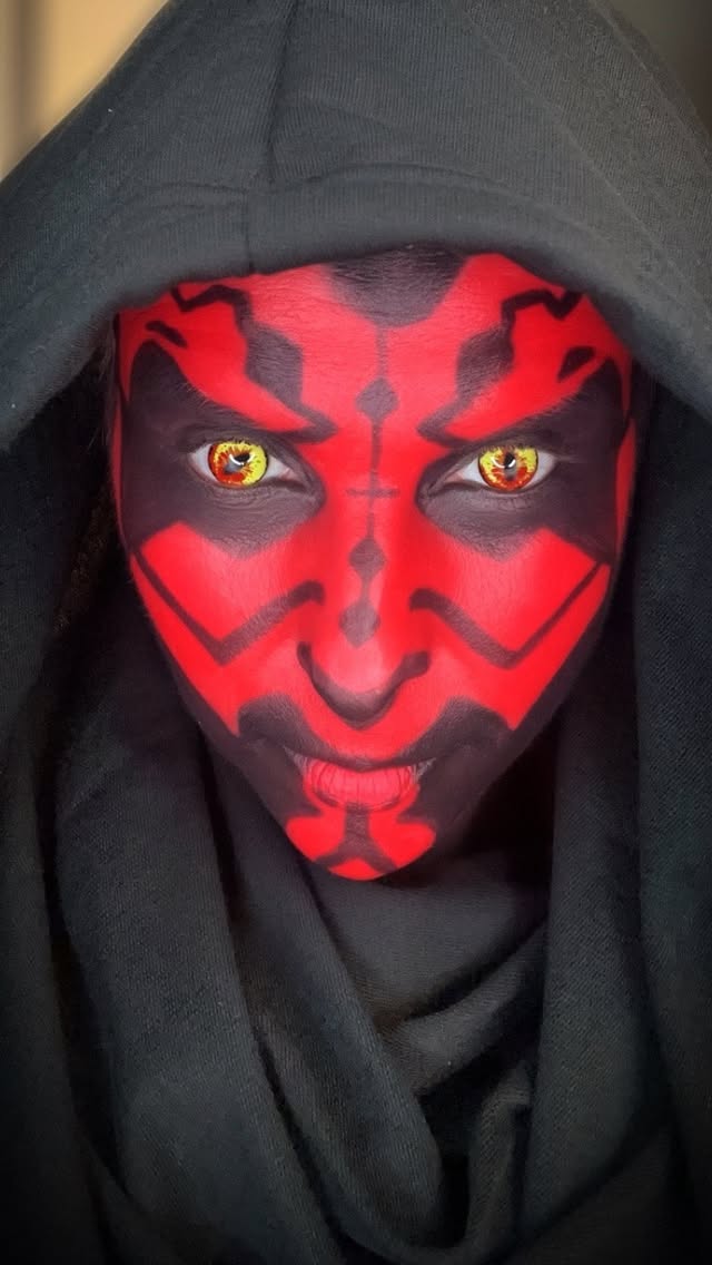 Instagram post by @thepumpkin_queen for Ben Nye Makeup. Caption reads: [...] you are on…✨ • • • All makeup: @bennyemakeup....