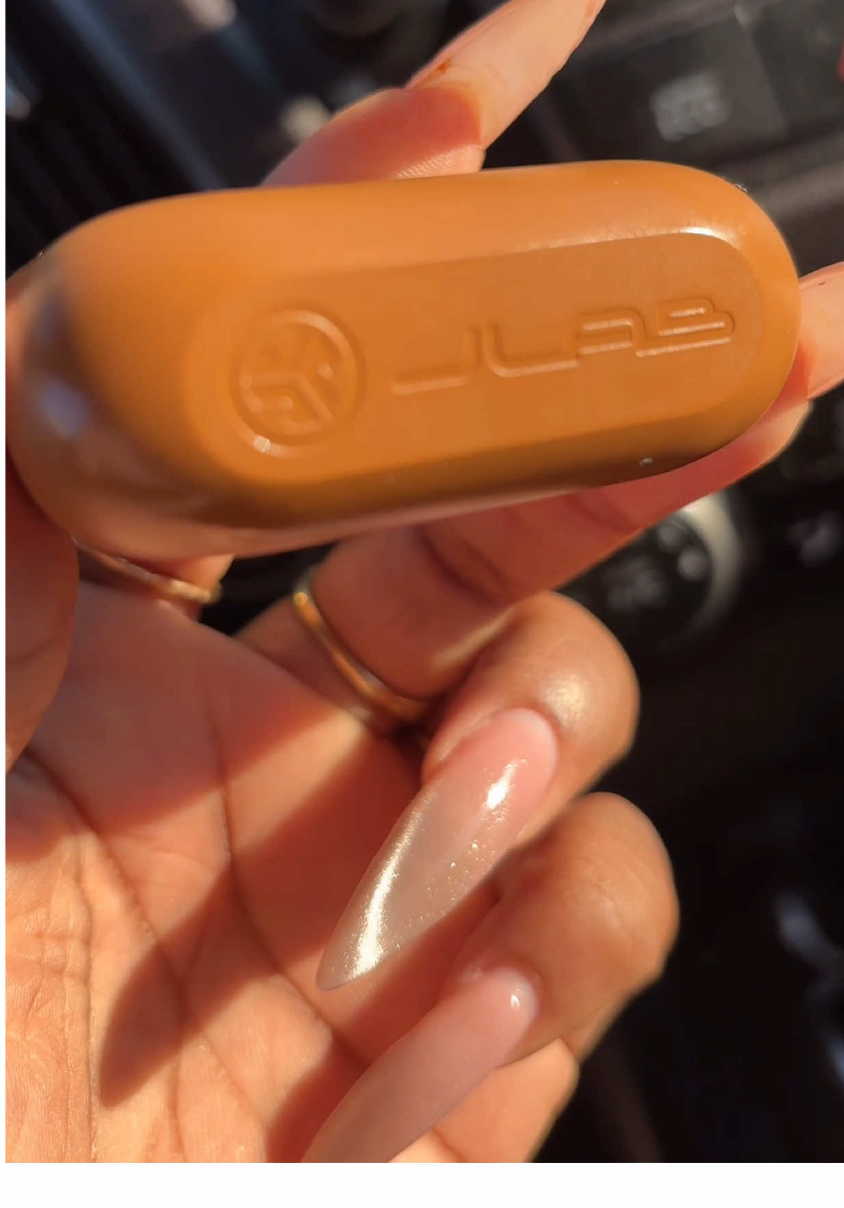 TikTok post by @live_love_elevate for jlab_live. Caption reads: [...] #earbudswireless #earbudstiktokshop....