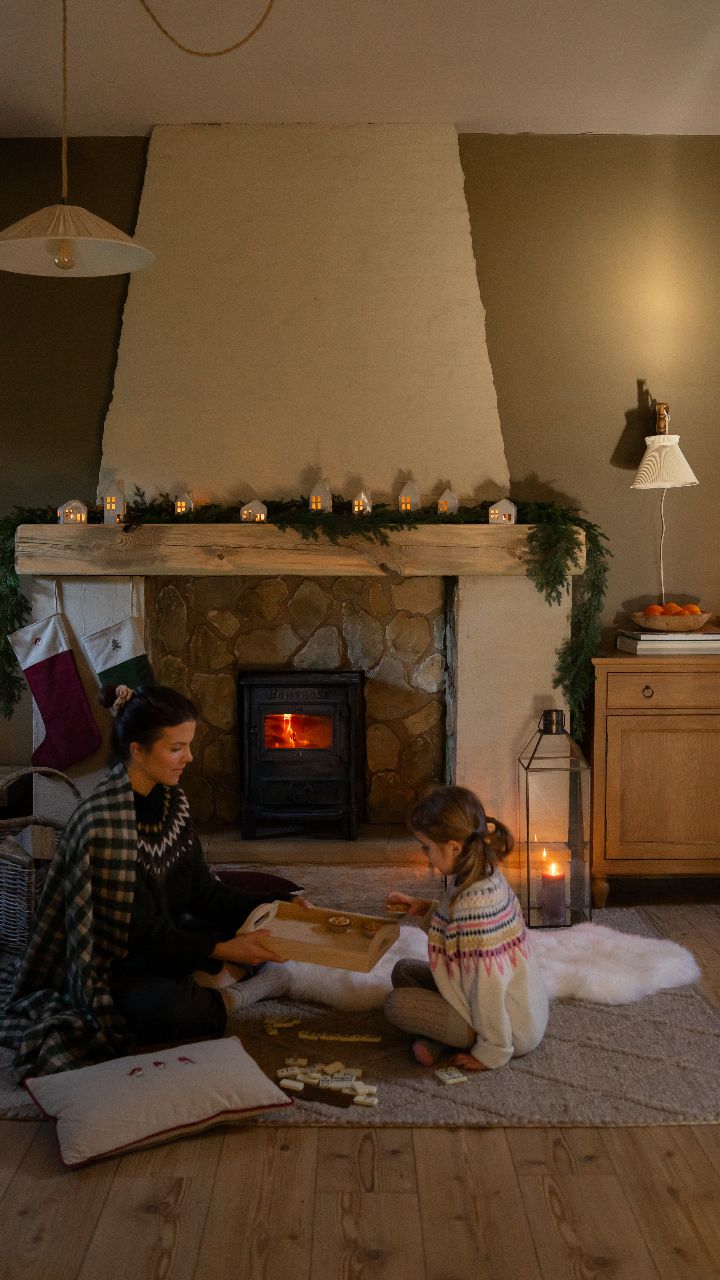 Instagram post by @by_anitarussell for The Cotswold Company. Caption reads: Ad The perfect way to spend a Christmas day here....