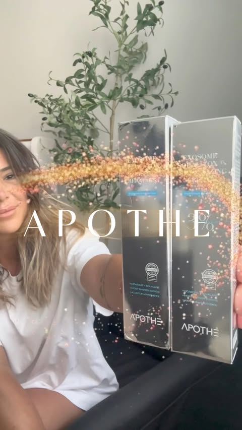 Instagram post by @es_director for APOTHE. Caption reads: [...] goes a long way. ✨ I’ve been using the....