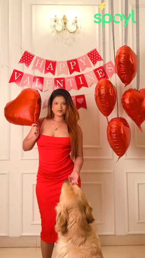 Instagram post by @aishwaryasubhashkale for Spoyl on Flipkart. Caption reads: Love is in the Air ❤️‍🔥🌕 #apoylinflipkart....