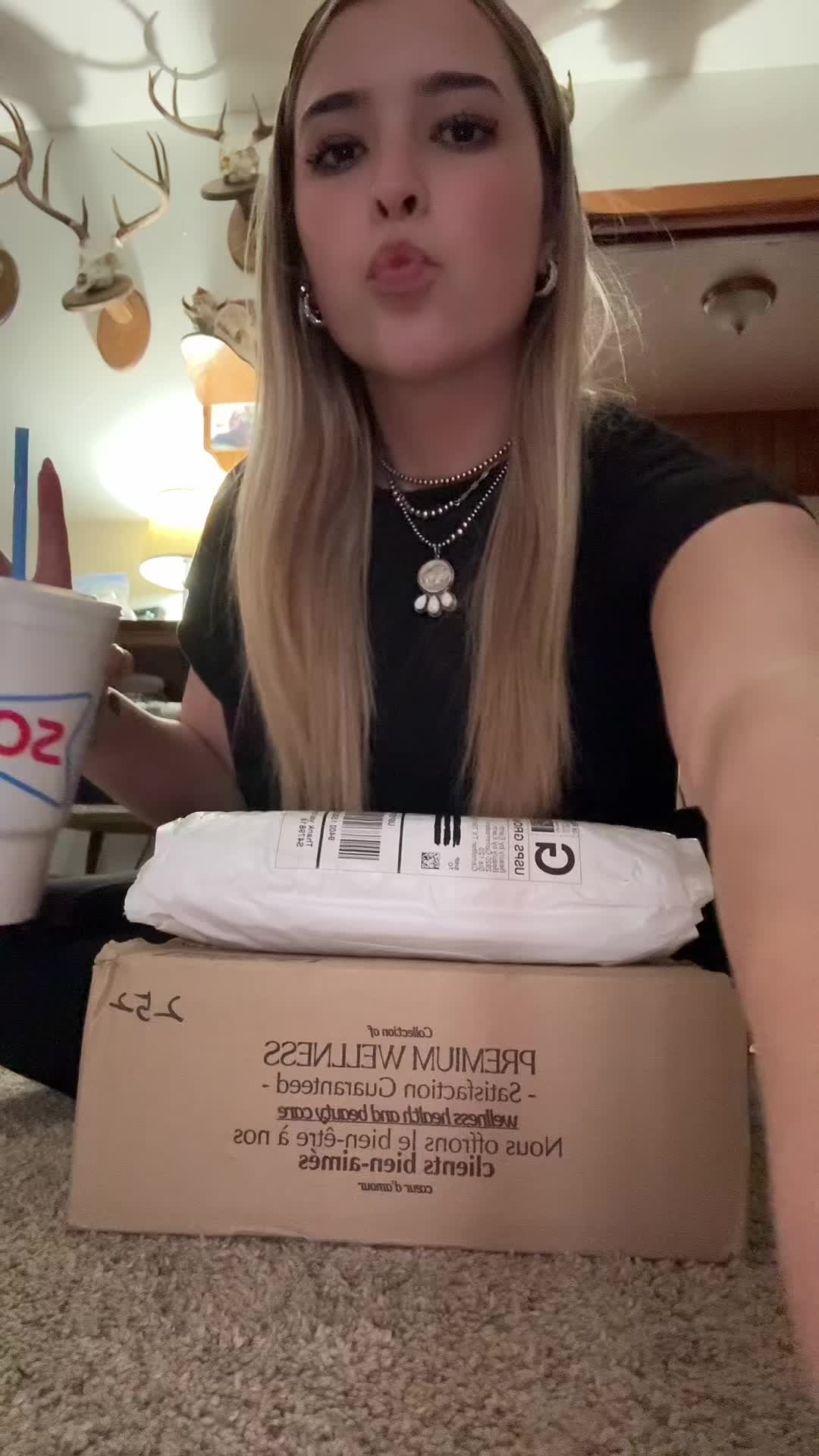 TikTok post by @addysonfucik for Beauty By Earth. Caption reads: [...] Thanks @ROOTON.Hair&Body & @Beauty By Earth....