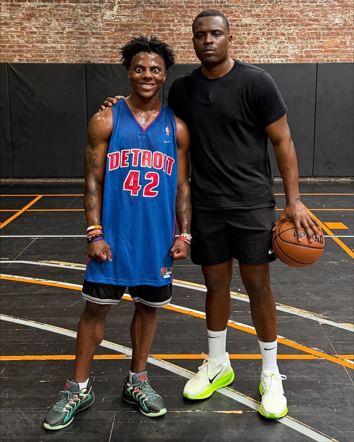 Instagram post by @lethalshooter for Bleacher Report. Caption reads: Speed should be playing D1 basketball!🤯🎯....