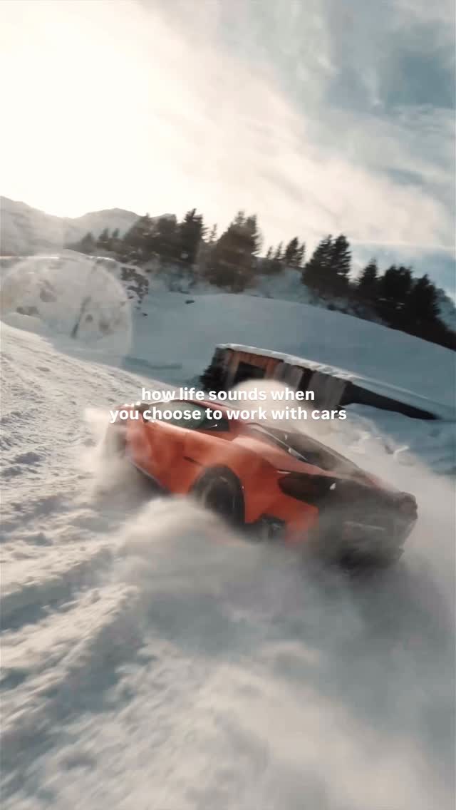 Instagram post by @stefanie.dechant for Lamborghini. Caption reads: [...] as your daily reminder. Life around....