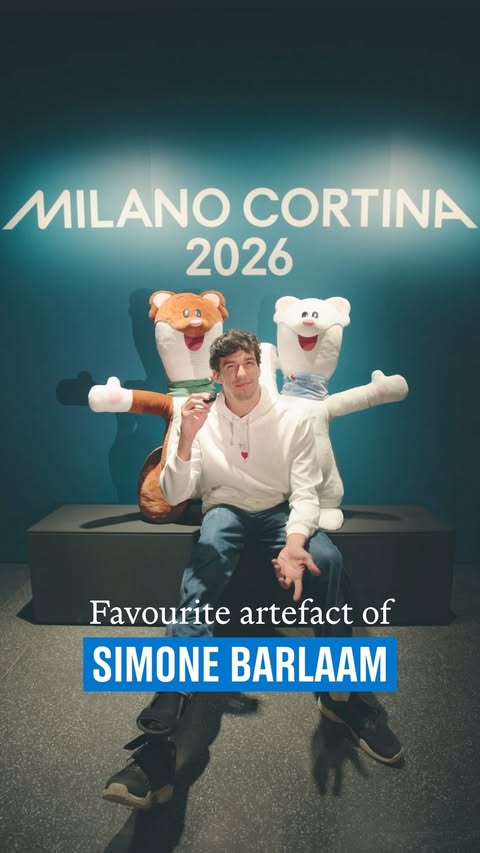 Instagram post by @simone_barlaam for Olympics. Caption reads: 8-time Paralympic medallist Simone Barlaam shared....