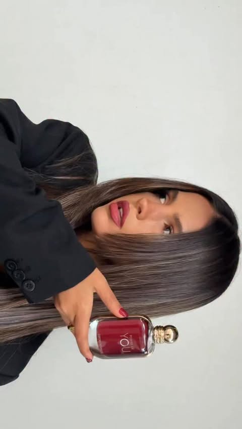 Instagram post by @oliviagrivas for Armani beauty. Caption reads: NEW Power Of You by @armanibeauty, coming....