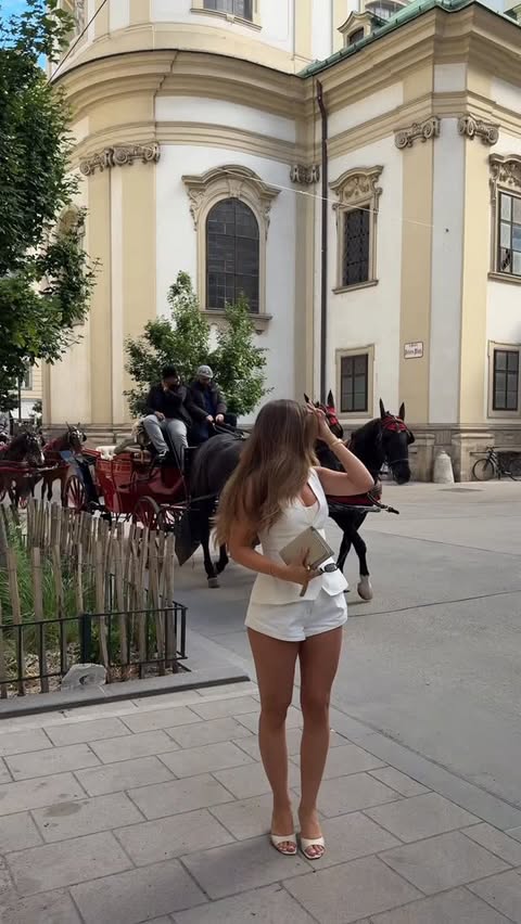 Instagram post by @sofiekarlstad for Moroccanoil. Caption reads: [...] A little vlog from Vienna with....