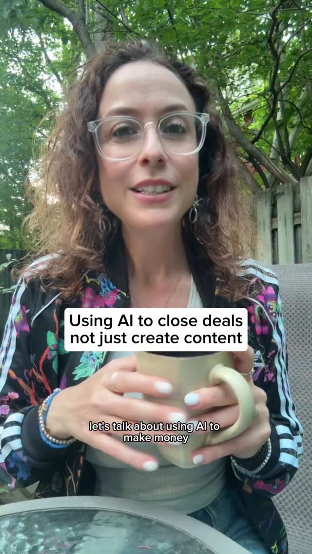 Instagram post by @shiralazar for What's Trending. Caption reads: This AI doesn’t just market. It closes deals.....
