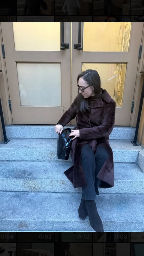 Instagram post by @marissayaps for Madewell. Caption reads: all of my coats and accessories (or similar ones....