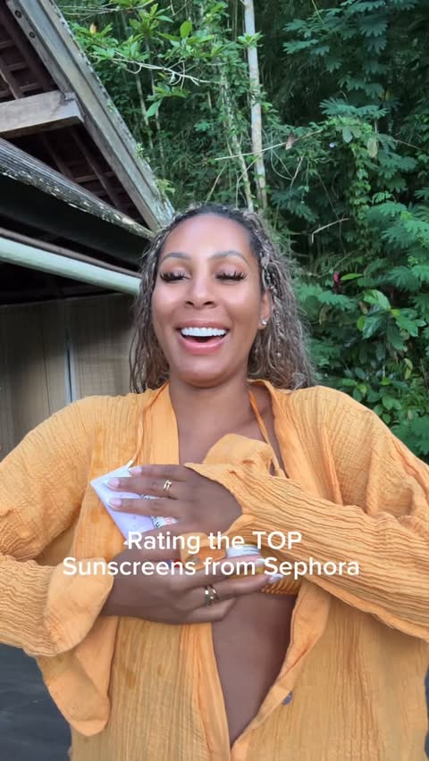 Instagram post by an influencer for Sephora. Caption reads: [...] Shop these sunscreens in My Sephora....