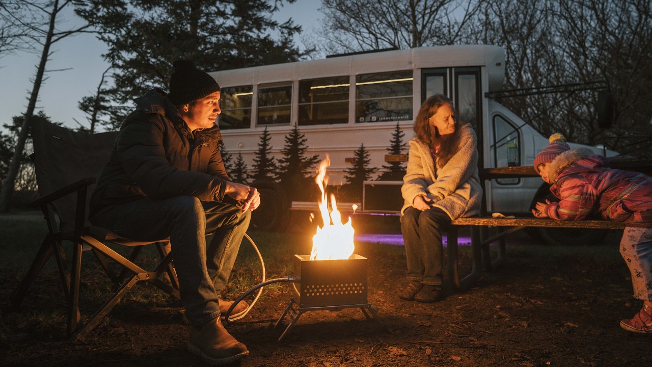 YouTube post by @isaacturnerit for BougeRV. Caption reads: We Escaped to the Oregon Coast | Vanlife With My....