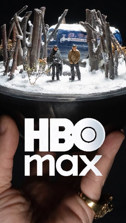 Instagram post by @davidminiatures for HBO. Caption reads: I partnered up with @HBOMax to bring you this....