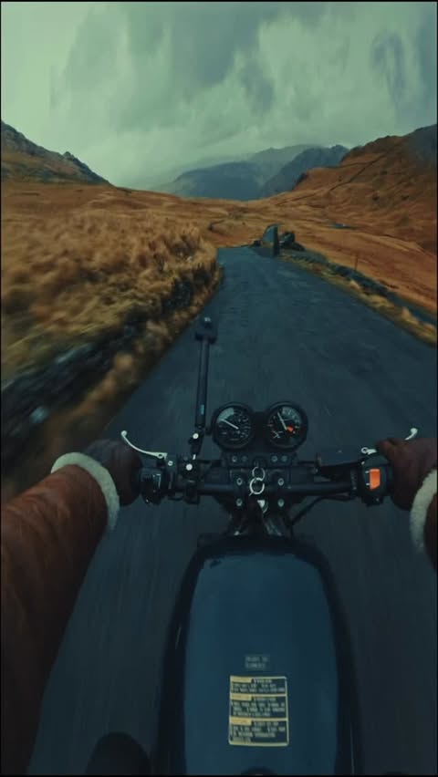 Instagram post by @tyhbiker for GoPro. Caption reads: [...] The Honister Pass, The Lake District 📸....