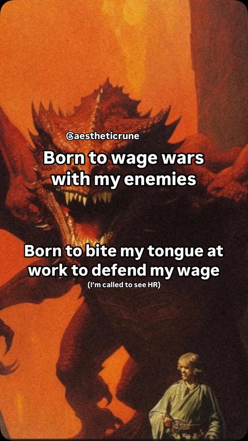 Instagram post by @aestheticrune for ZipRecruiter. Caption reads: How many times do you have to see HR? Tag your....