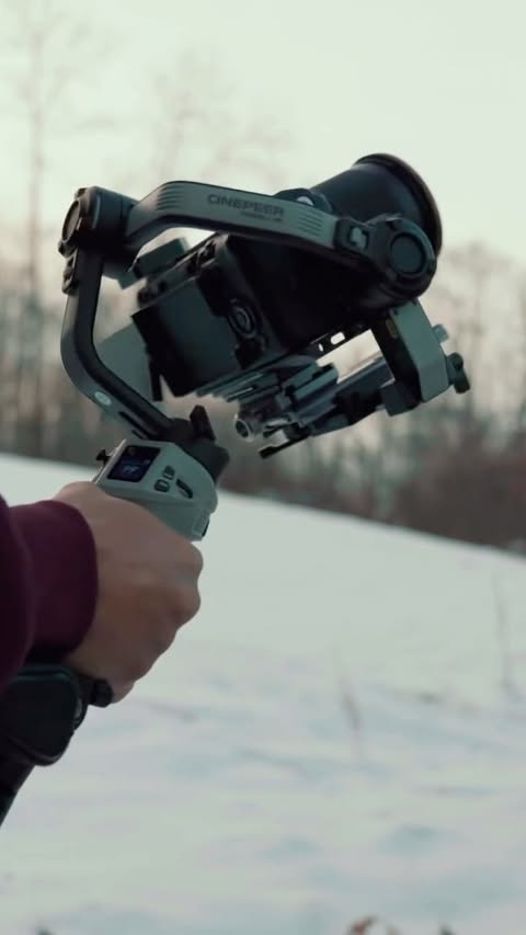 Instagram post by @shoot_the_eye for ZHIYUN. Caption reads: Can the Zhiyun WEEBILL 3E handle the Fx3 👀 1000%....