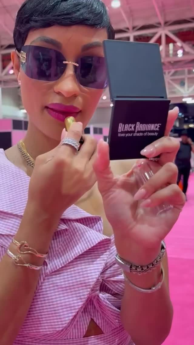 Instagram post by @janeisha_missvi for Black Radiance Beauty. Caption reads: ICYMI: The gorgeous @thezeusnetwork host &....