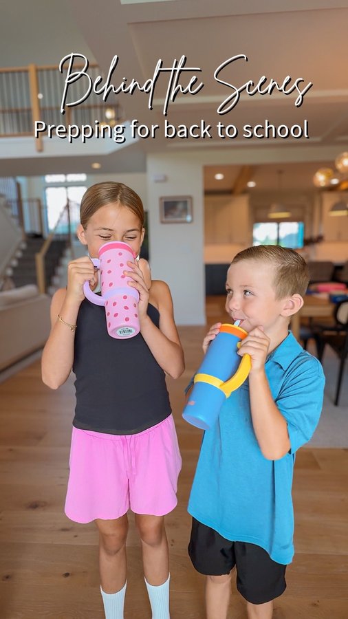 Instagram post by @hey.heather.ray for Ello Products. Caption reads: Back-to-school energy = ✏️📓🥴
I’ve got the new....