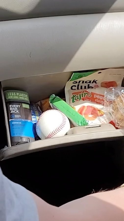 Instagram post by @couldbethemove for EVERY MAN JACK. Caption reads: Stacked Glove Compartment. @everymanjack....