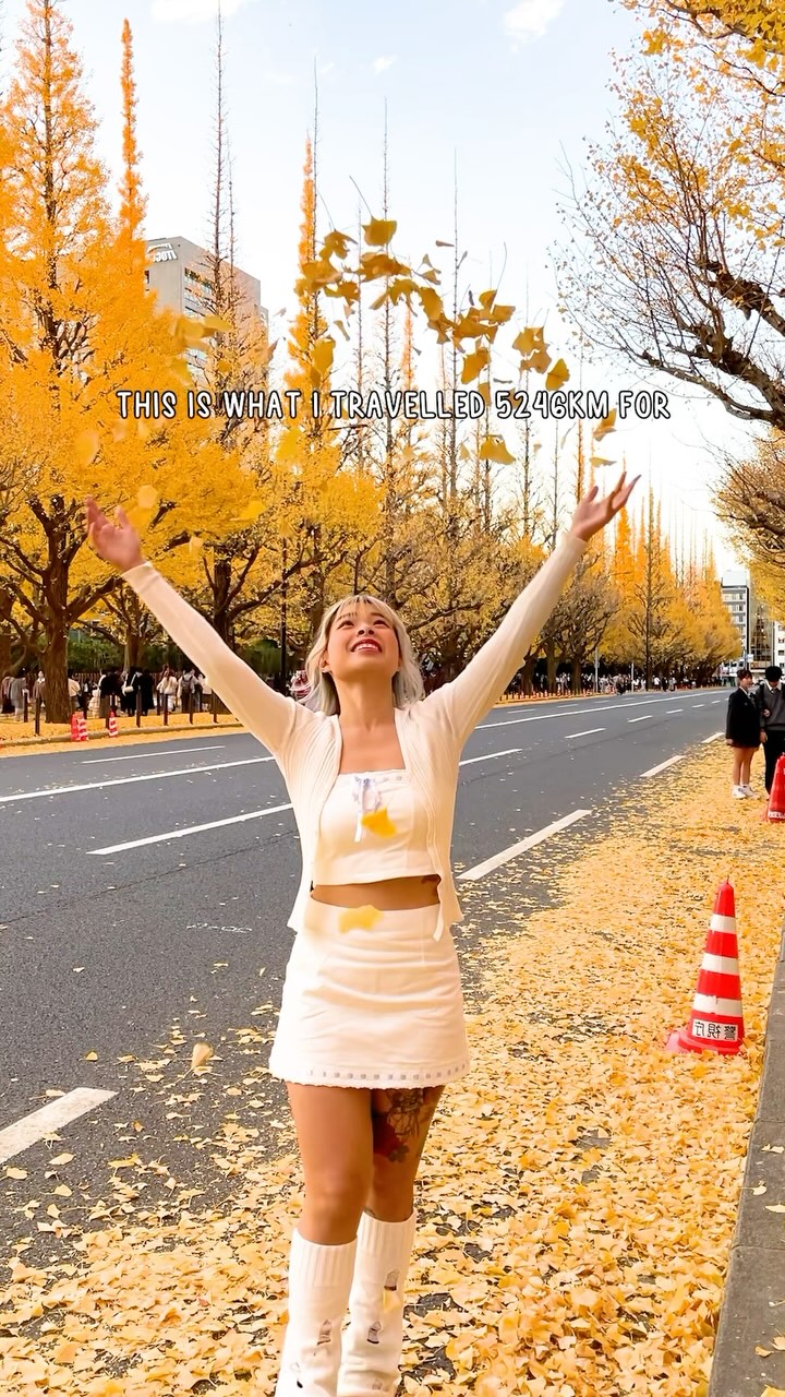 Instagram post by @iamhuiwen for The Tinsel Rack. Caption reads: stop scrolling and enjoy 29 seconds of colourful....