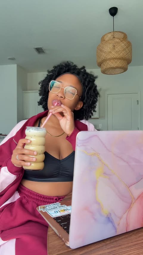 Instagram post by @simplykiomi for Pop & Bottle. Caption reads: [...] payoff 🤎 Enter for a chance to win a Pop &....