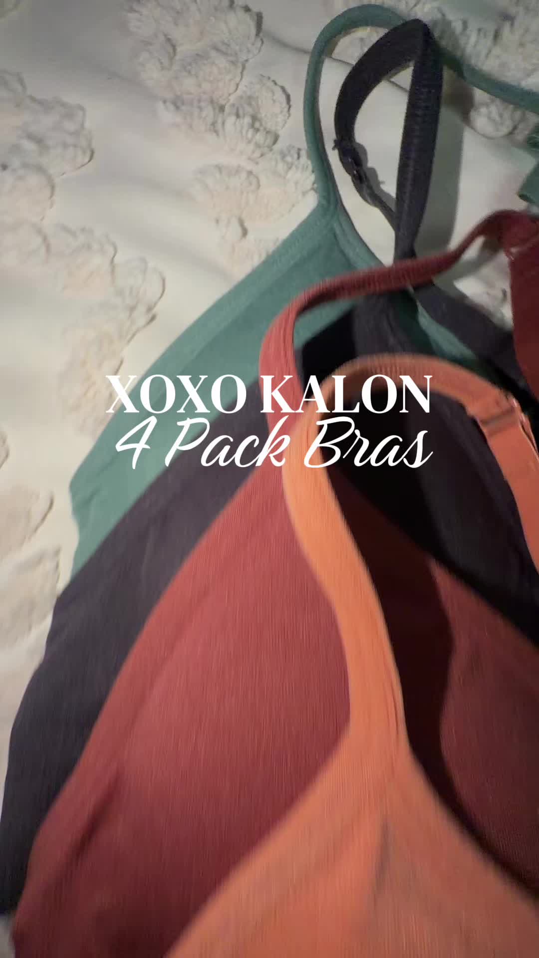 TikTok post by @tammyd013 for Xoxokalon. Caption reads: @xoxokalon #xoxokalon#kalon#bra#comfortablebra#sup....