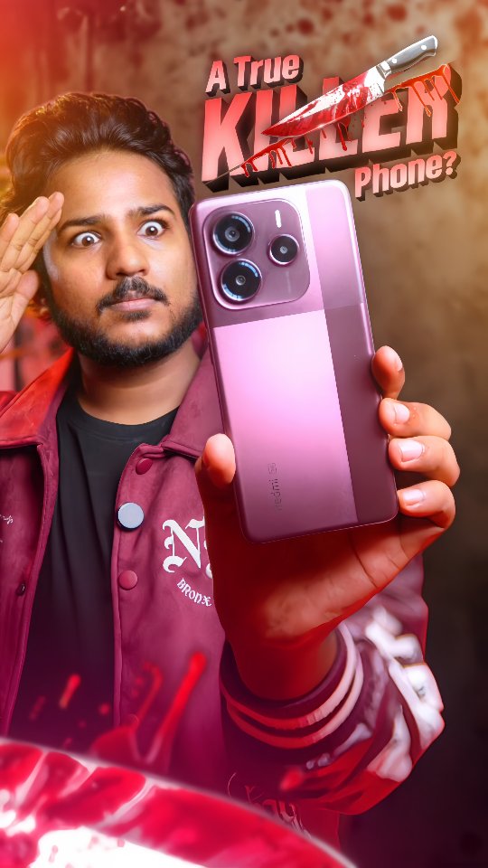 Instagram post by @hitech_keeda for Xiaomi India. Caption reads: This Phone Isn’t Just Good… it’s a killer from....