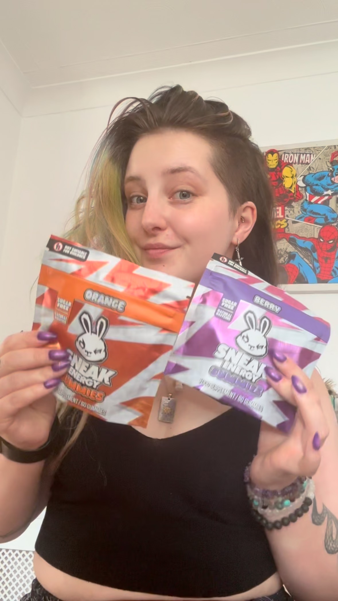 Instagram post by @gemmaslovelylife for Sneak Energy. Caption reads: I’ve recently teamed up with @sneakenergy and they....