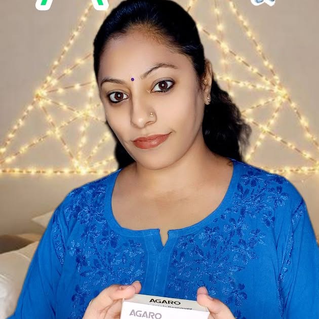 Instagram post by @mygratry_mani515 for AGARO Lifestyle. Caption reads: "Effortless grooming on the go with AGARO Facial....