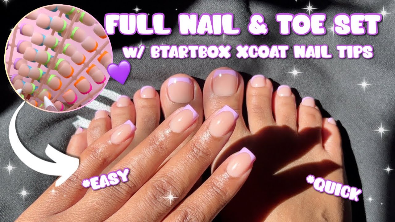 YouTube post by @NailsByKey for BTArtboxnails. Caption reads: [...] video i will be using ‪@BTArtboxNails‬....