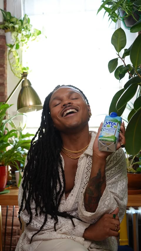 Instagram post by @plantkween for Vita Coco. Caption reads: [...] Day, I’m excited to partner with @VitaCoco....