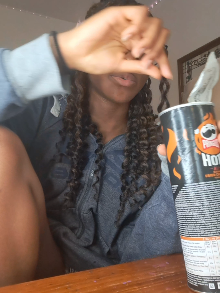 TikTok post by @grwmsxojojo for Pringles. Caption reads: Day 1 🎀 thank you pringles! #tiktokshop #pringles....