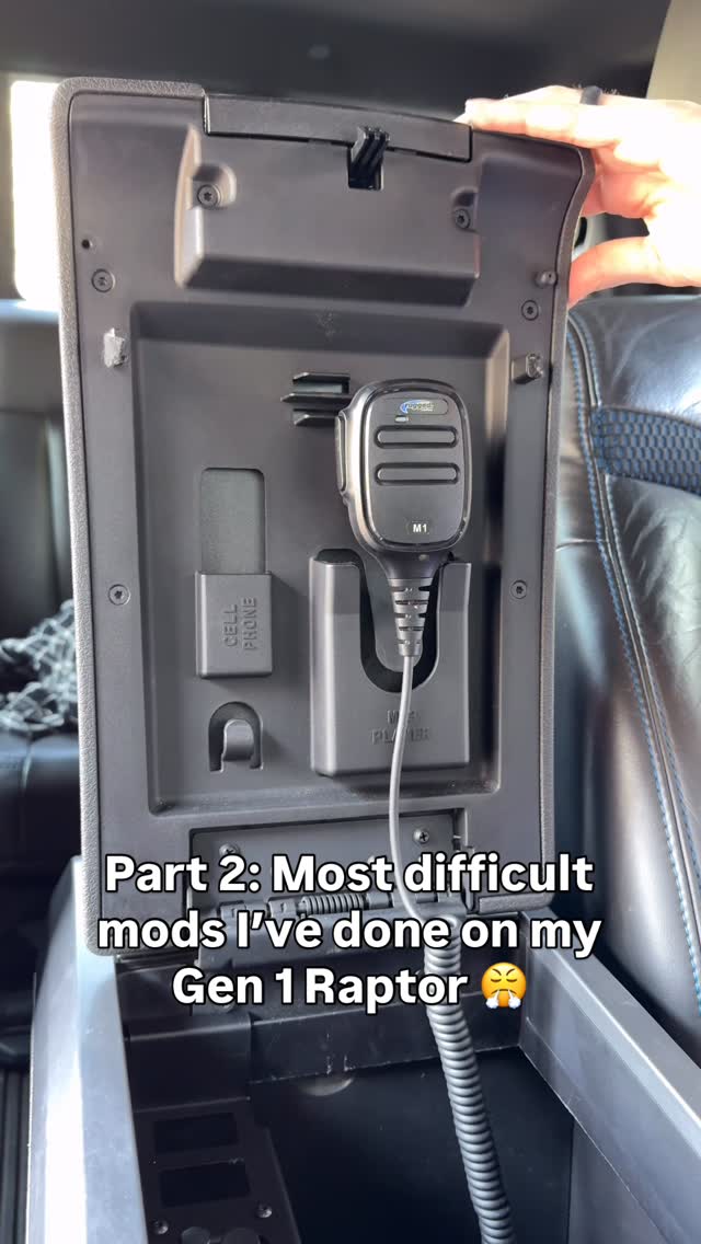 Instagram post by @raptoraddiction for Rugged Radios. Caption reads: Almost gave up 😅

#fordraptor #raptor....