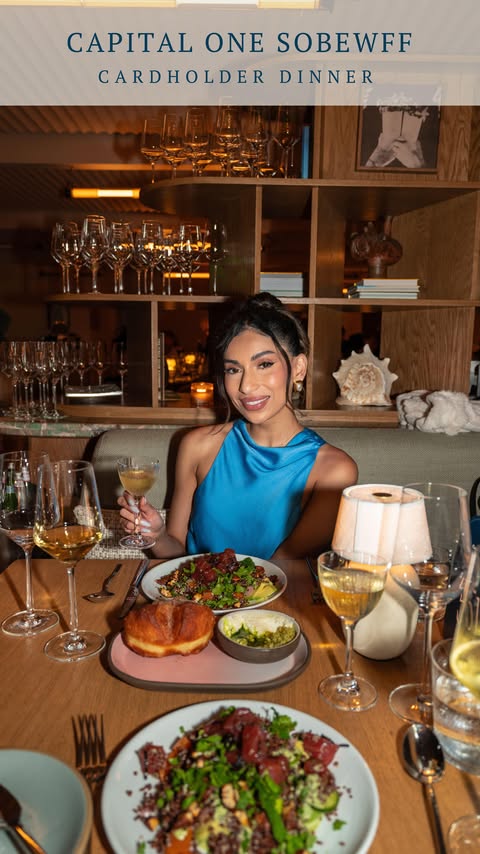 Instagram post by @croissantsandcaviar for Capital One. Caption reads: Did someone say dinner party ✨#CapitalOnePartner I....