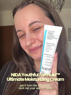 TikTok post by @xmoonfinds for NIDA Official. Caption reads: (adv - gifted) apparently, not every “NIDA cream”....