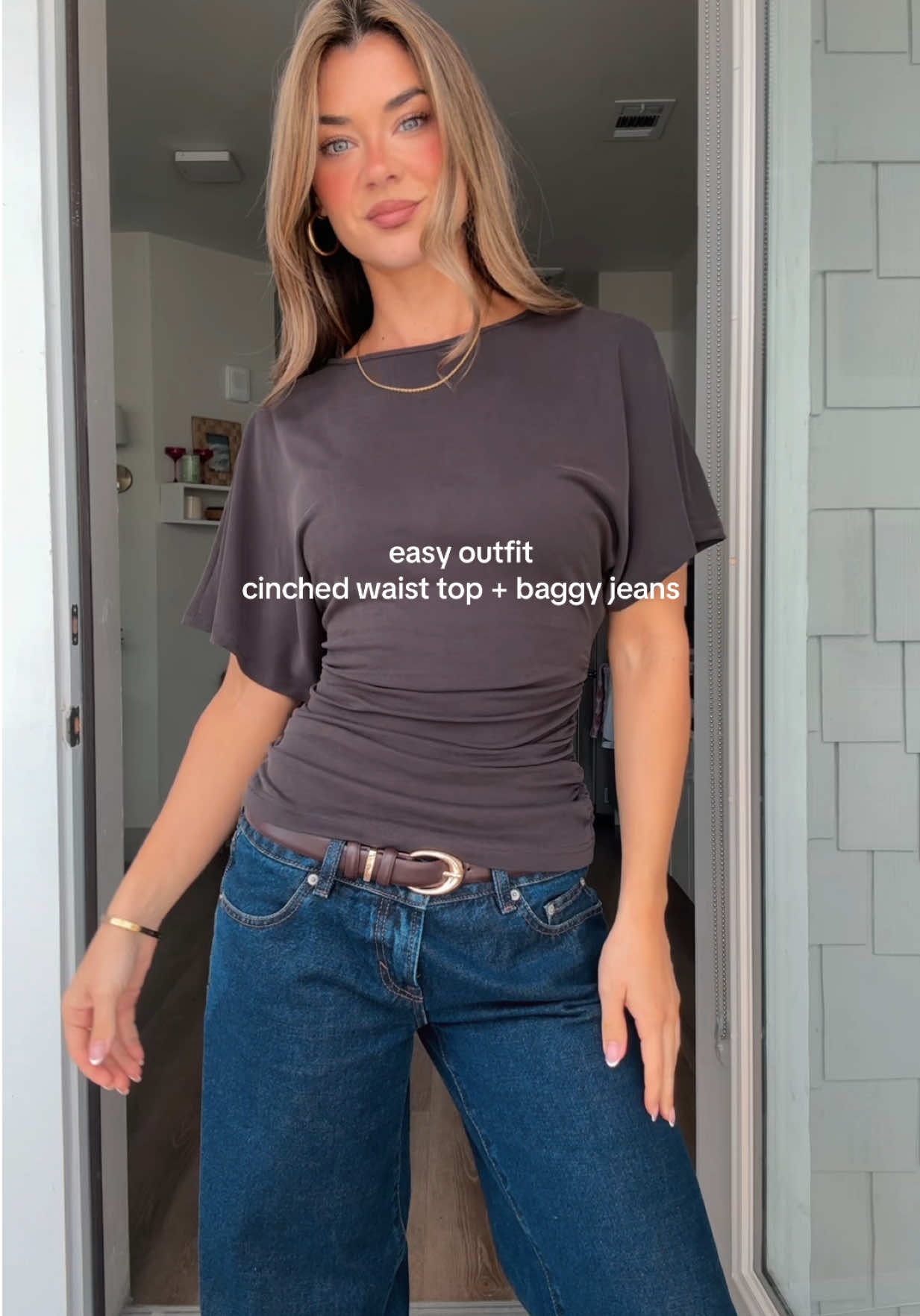 TikTok post by @brooke_ingraham for OGL Move. Caption reads: [...] 5’5 wearing a size small for reference!....