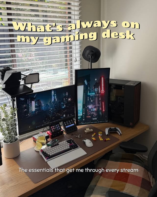 Instagram post by @jaicetv for Carmex. Caption reads: [...] up living on my desk every time I game....