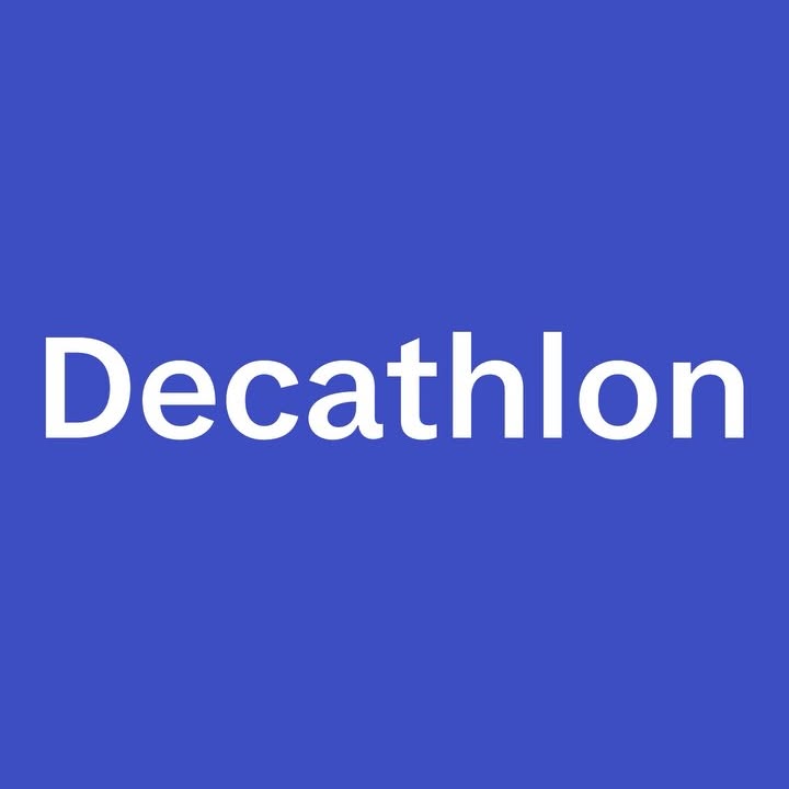 Instagram post by @grillitype for Decathlon. Caption reads: What do sports and type design have in common? 🥏....