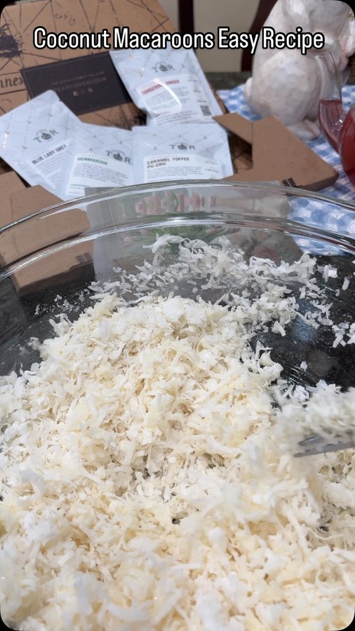 Instagram post by @aperfectfeast for Tea Runners. Caption reads: Craving something sweet and coconutty? 🍫🥥 Watch....