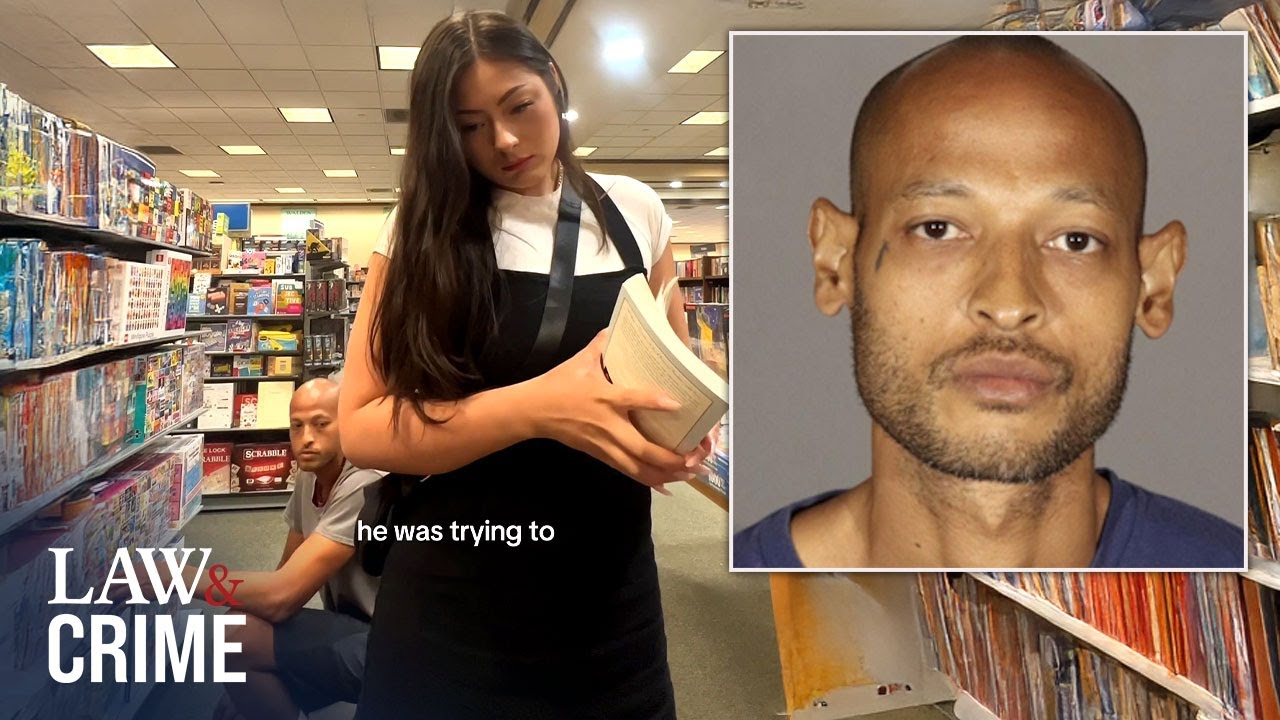 YouTube post by @LawAndCrime for Morgan & Morgan. Caption reads: Serial ‘Butt Sniffer’ Thrown in Jail.