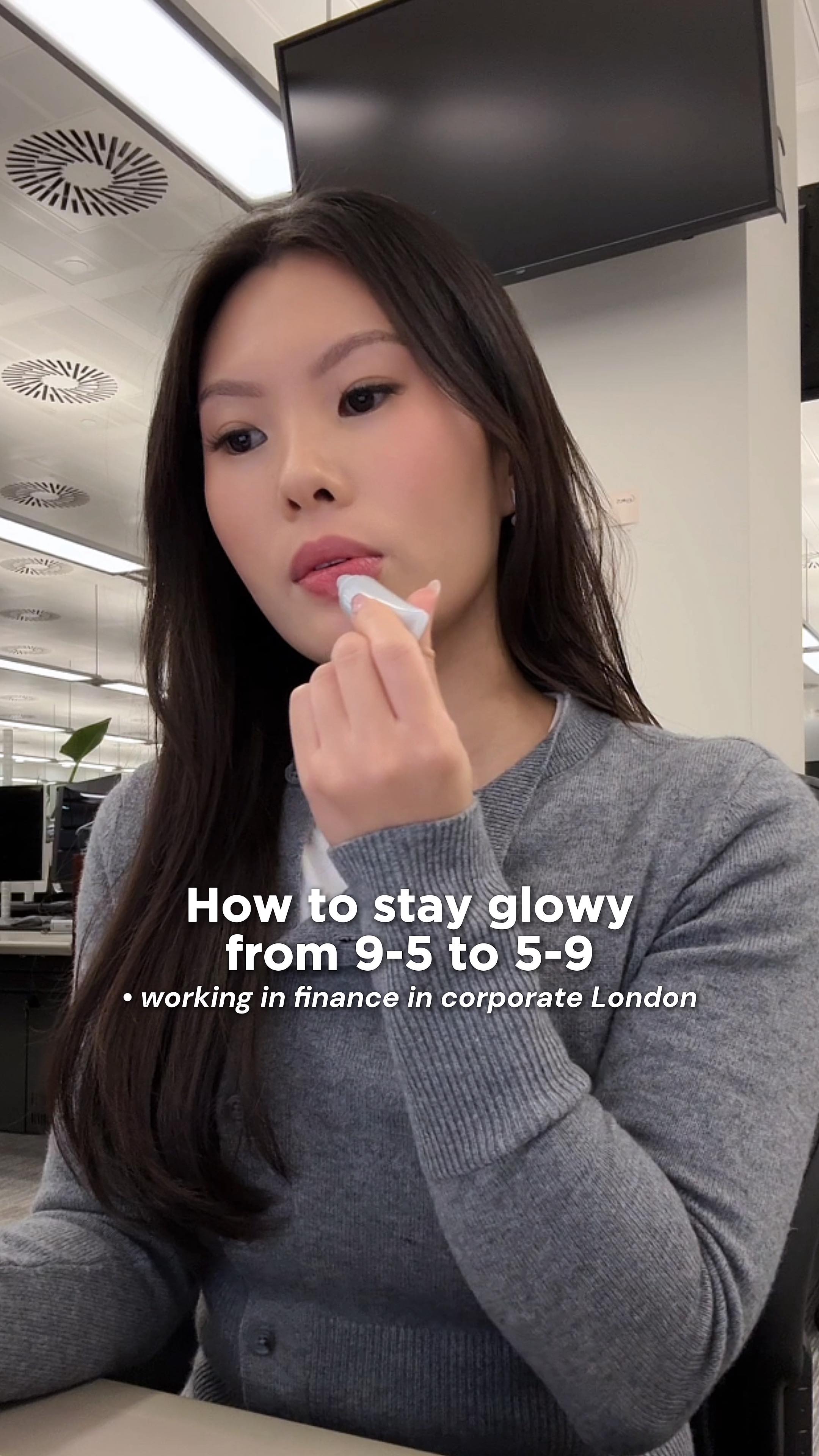 Instagram post by @igthao for NIVEA MEN. Caption reads: How I keep my lips glowy from 9-5 to 5-9. My....