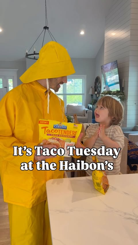 Instagram post by @jaredhaibon for Gorton's. Caption reads: [...] crunchy fish tacos on Taco Tuesday!....