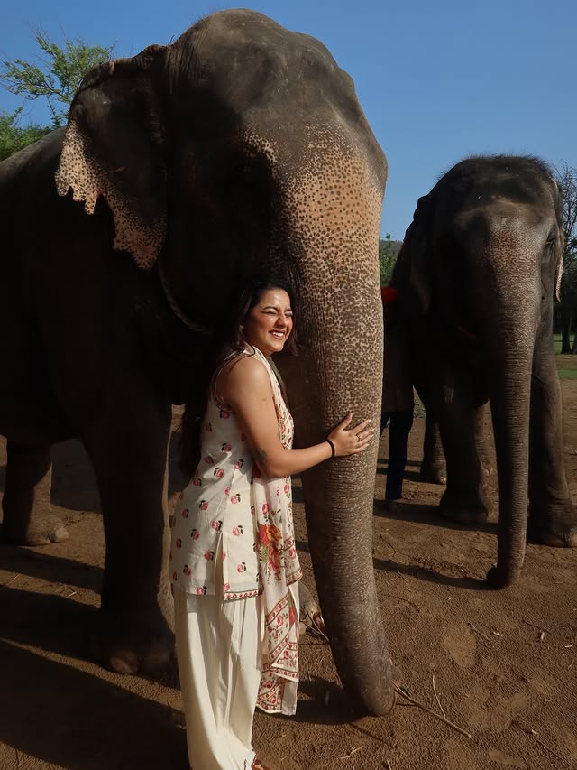 Instagram post by @mrunu for Anantara. Caption reads: [...] ✨🕊️ . . Had the best time with....