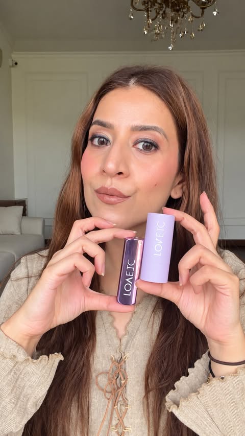 Instagram post by @rumina_malik for LOVE, TC. Caption reads: [...] good skincare as a gift? Even better.....
