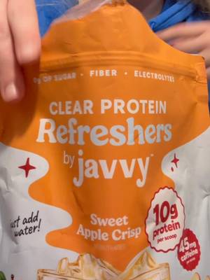 TikTok post by @toridieter for Javy Coffee. Caption reads: @Javvy #javvyrefresher #javvysweetapplecrisp....